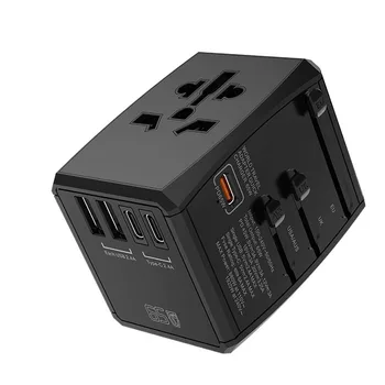 Electrical Plug Socket USB Charger Travel Adapter Multi Plug 100-240V Universal Adaptor