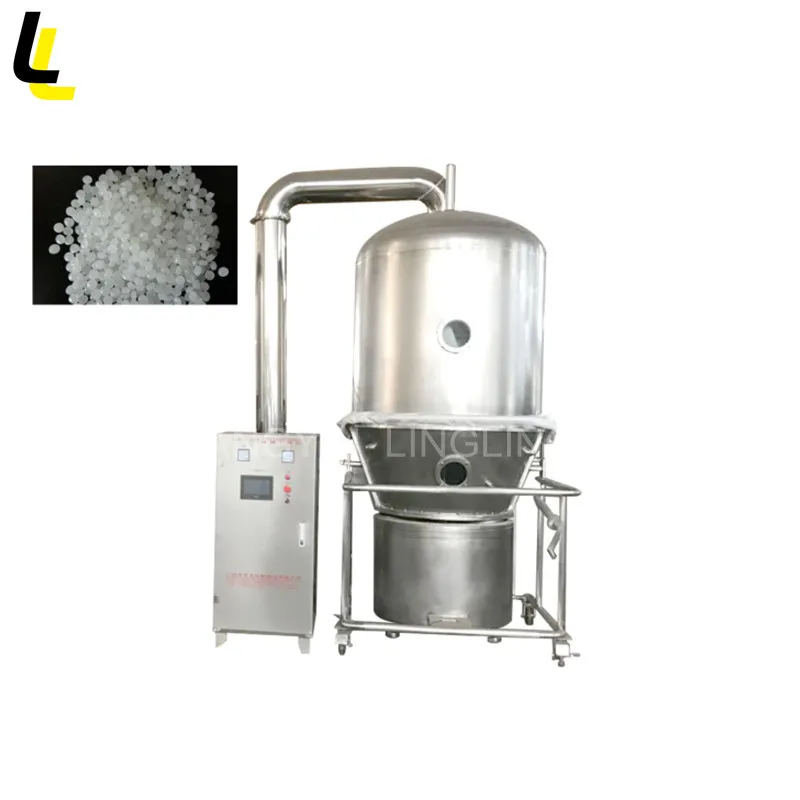 GFG WJT High Efficient Fluidized Fluid Bed Granulator Granulation Spray Dryer Hazelnut FBD Drying Machine