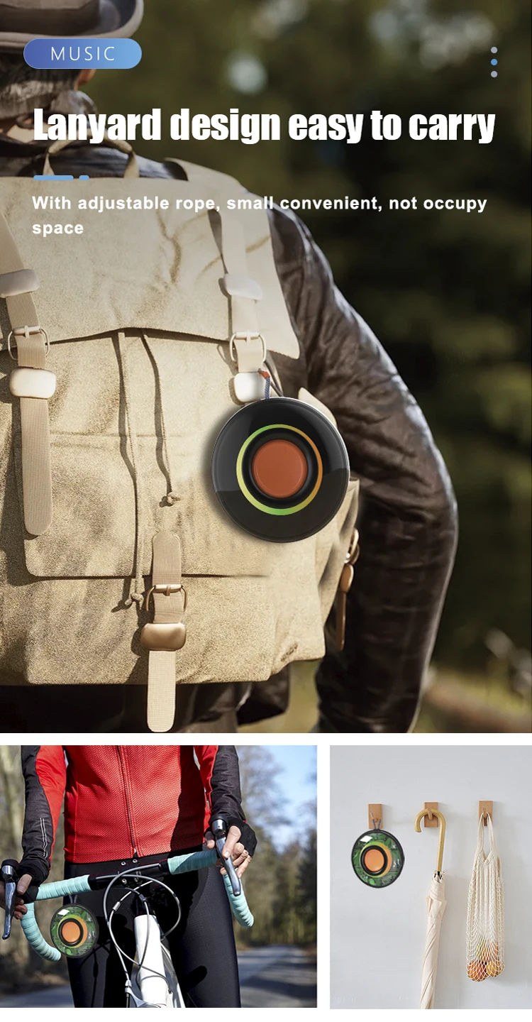 2024 Trending Transparent Rgb Portable Speaker With Typec Connector