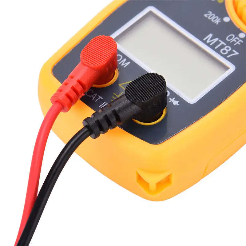 MT87 LCD Digital Clamp Meter Multimeter AC/DC Voltmeter Current Resistance Testers