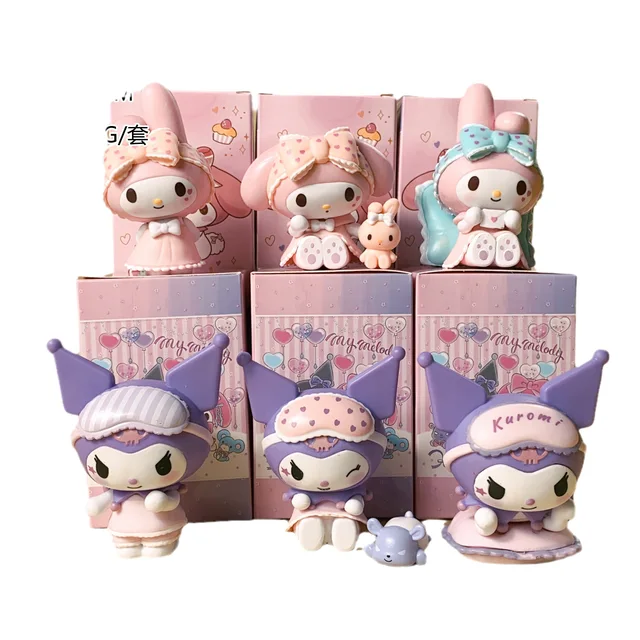 QBY Cartoon anime blind box kurome garpeng machine doll pocket monster constellation figure toy polyvinyl chloride jewelry