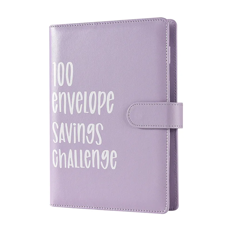 100 Envelope Money Saving Book A5 Budget Binder Organizer Challenge Budget Planner Book 100 Envelope Savings Challenge