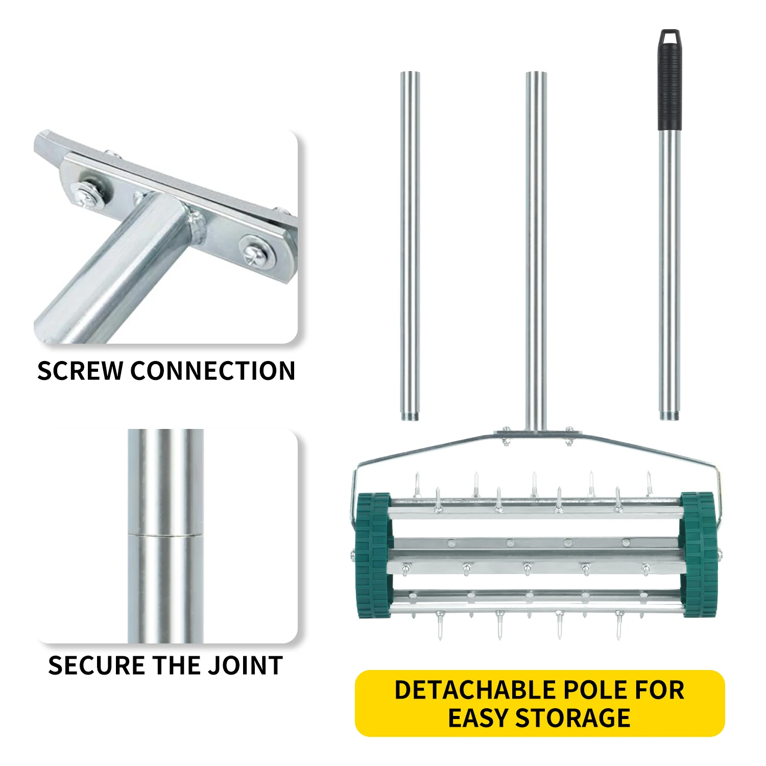 Vertak Portable Garden Lawn Spike Aerator Manual 18in Soil Rolling Lawn Aerator Roller Buy