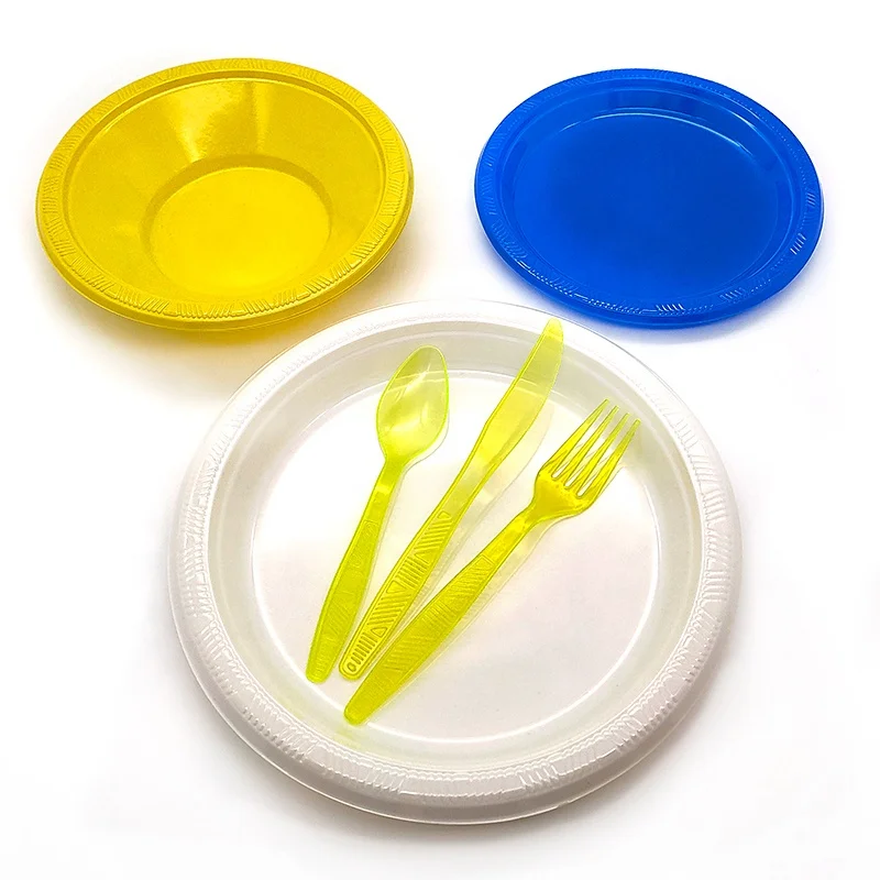 Disposable Party Use 7/9 Inch Plastic Dinner Dishes Plates Buy