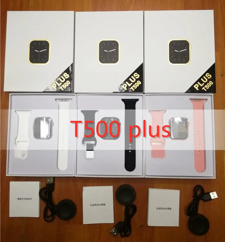 T500 Plus Smart Phone Watch Relojes Inteligentes Bt Call Serie 5 6 T55