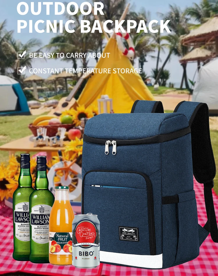 China Manufacturer Custom Camping Cooler Backpacks Insulated Lunch Back