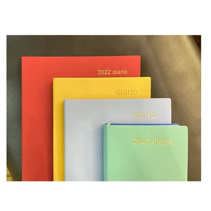 Customized A5 Vegan Leather Agenda 365 Days Journal Small Batch Softcover Planner Diario in Spanish Notebooks with Logo Design