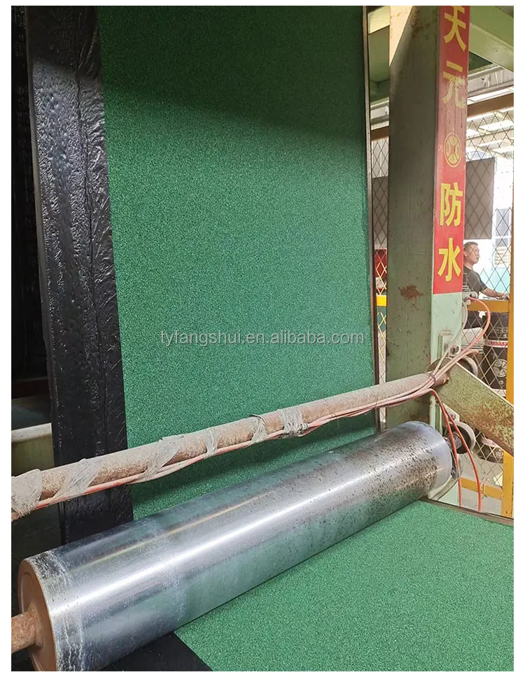 Green Sand Surface Bitumen Waterproofing Membrane For Building Roof ...
