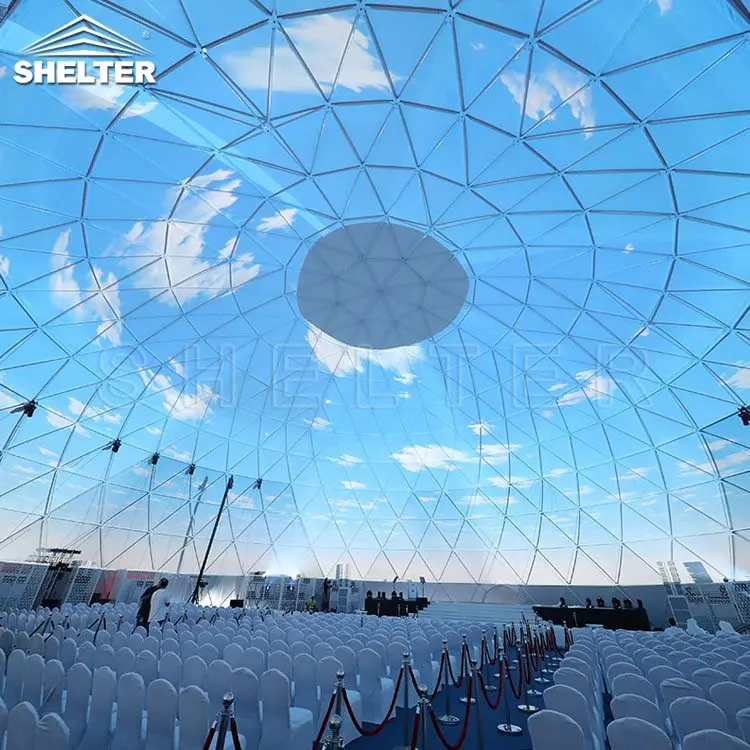 Soundproof Party Geodesic Dome Event Projection Dome with 360 Degree Screen