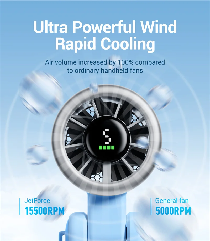 Diveblues Mini Rechargeable Fan Handheld Tiny Mini Fans for Outdoor