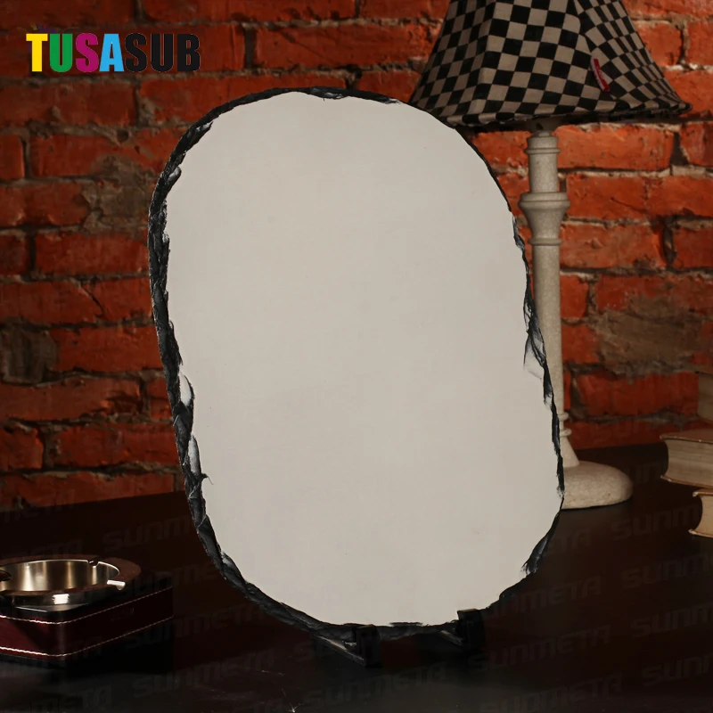 Sublimation Ellipse Rock Sublimation Stone Slate Can Be Custom for Print Picture and logo Sublimation Rock