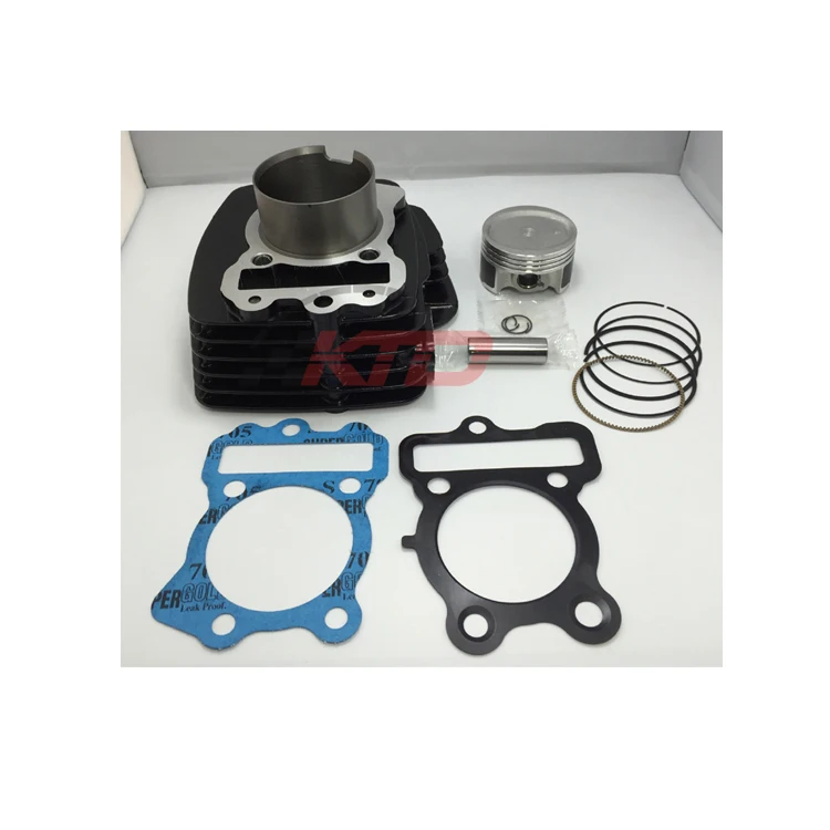 Black Silver 56MM Bajaj Boxer BM150 Motorcycle Cylinder Block for BAJAJ