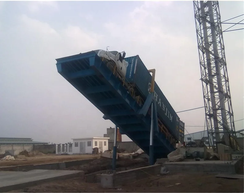 Modern Crane MC 100T Hydraulic Truck Tipping Platform 25Mx3M Table ISO/CE Certified Made in China