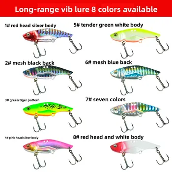 VIB Luya Lead-coated Copper Artificial Hard Bait for Bass with Hooks Sequin Design Universal Use – Hard Lure – view 5
