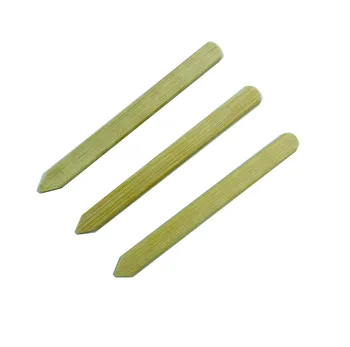 hot sale plant stick for marks, factory direct sale  bamboo flat marks sticks, sticks as a plant label.