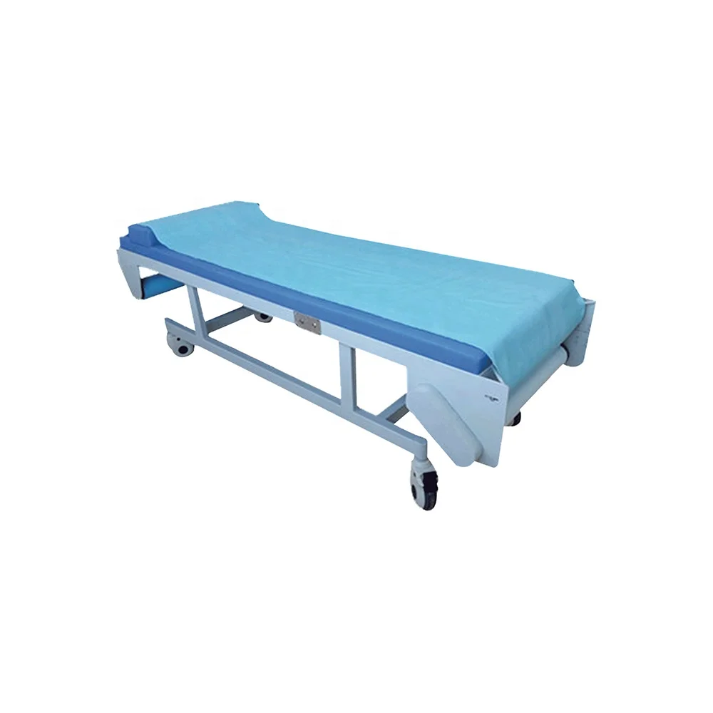 Durable Hospital-Grade Hospital Bed Medical-Grade Sponge Leatherette Ergonomic Adjustable Foldable Stainless Steel Frame CE ISO 6