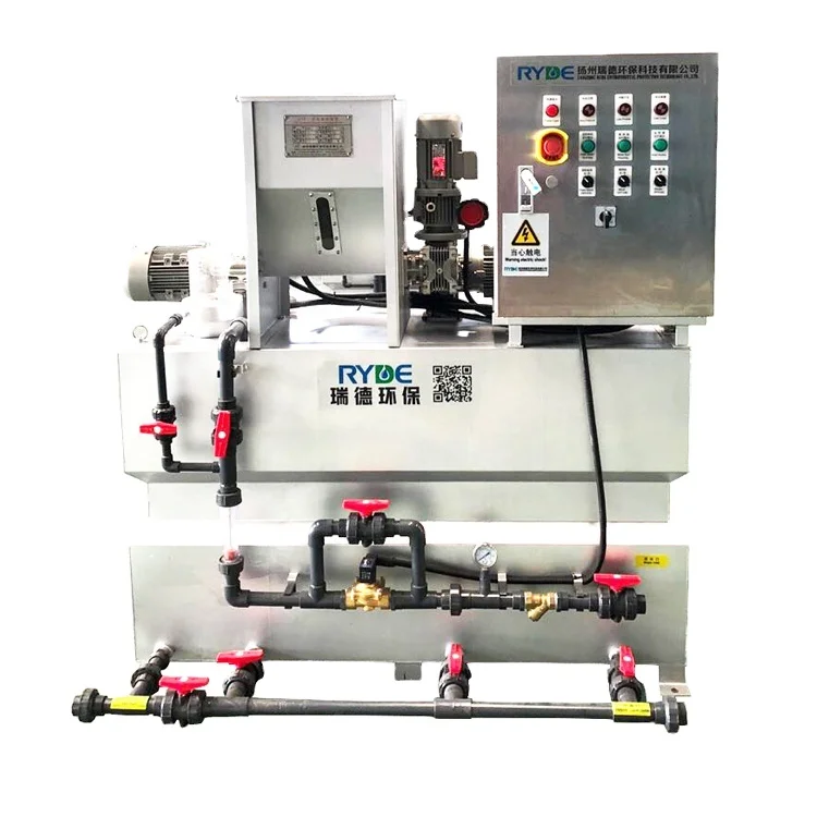 China Factory Mixing Tank Batch System Automatic Polymer Dosing Unit Flocculation Tank