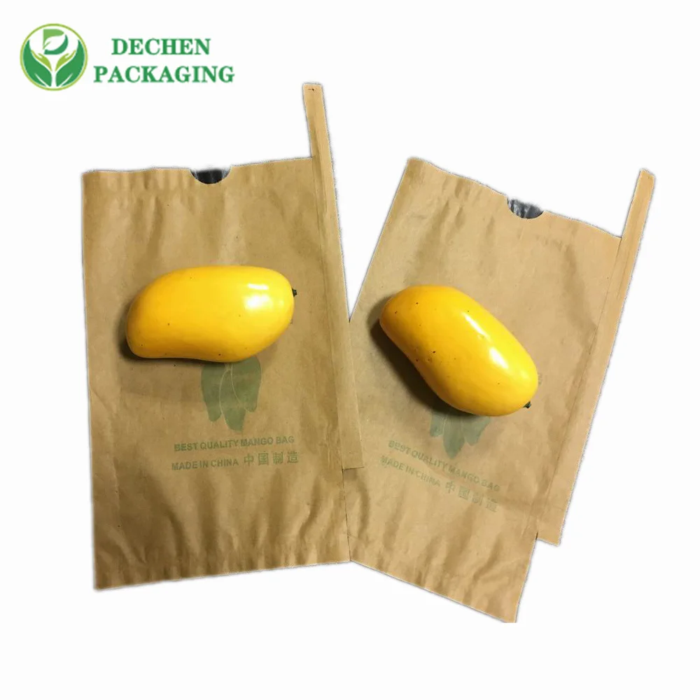 Bolso impermeable blanco de la granada del mango de la guayaba del papel de Caoted de la cera para el embalaje y el crecimiento de la fruta