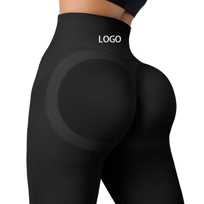 Hot Custom Logo Seamless Legging Fitness Apparel Women Athletic Wear