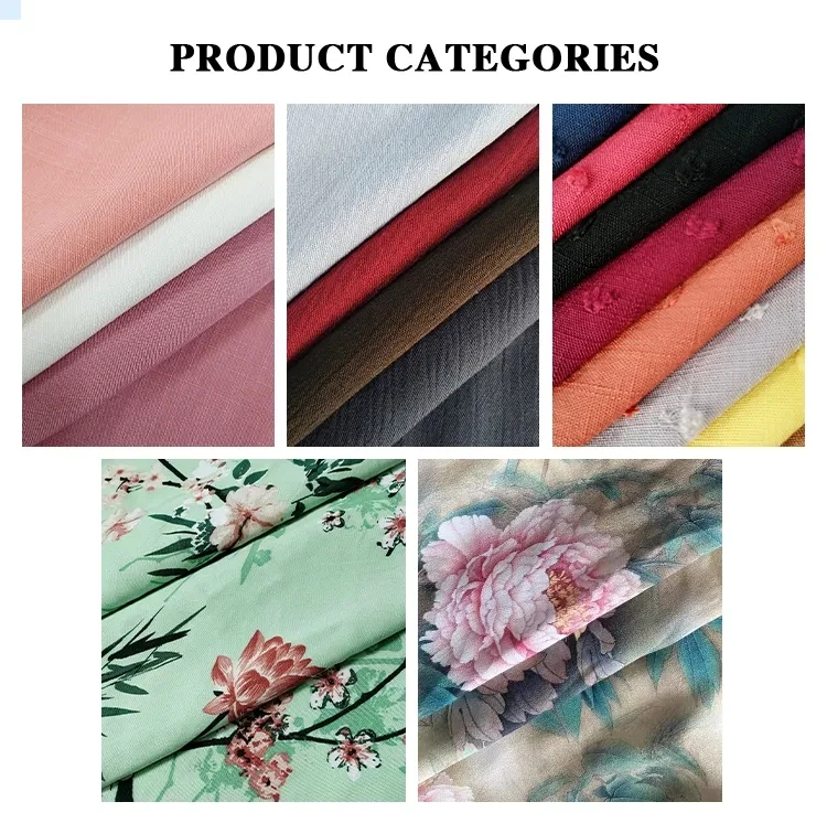 100 Percent Viscose Design Custom Flower Print Tissus 100% Rayon ...