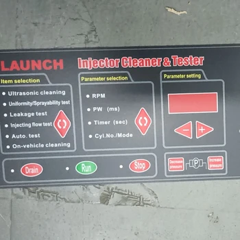 Control Panel for Launch CNC602A Fuel Injector Cleaning Machine