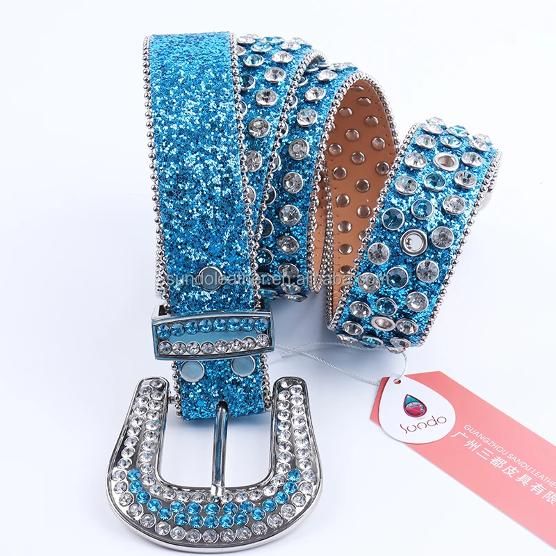 Sparkle Western Cowboy Cow Women Jeans Diamond Studded Men Leather  Rhinestone Designer Belt for Jeans - China Luxury Ladies Belts and Women  Belts price