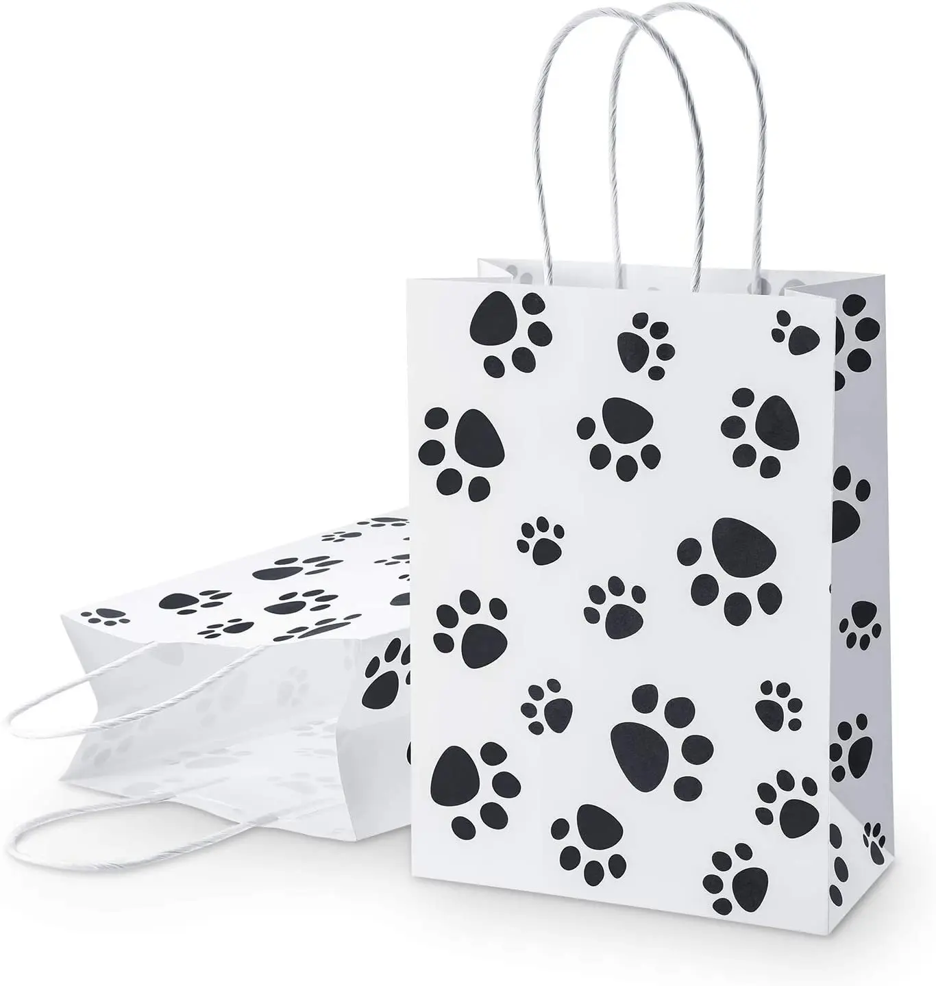 Free Sample Shopping Paper Bag Wholesale Custom Design Printed Kraft Paper  Gift Bags