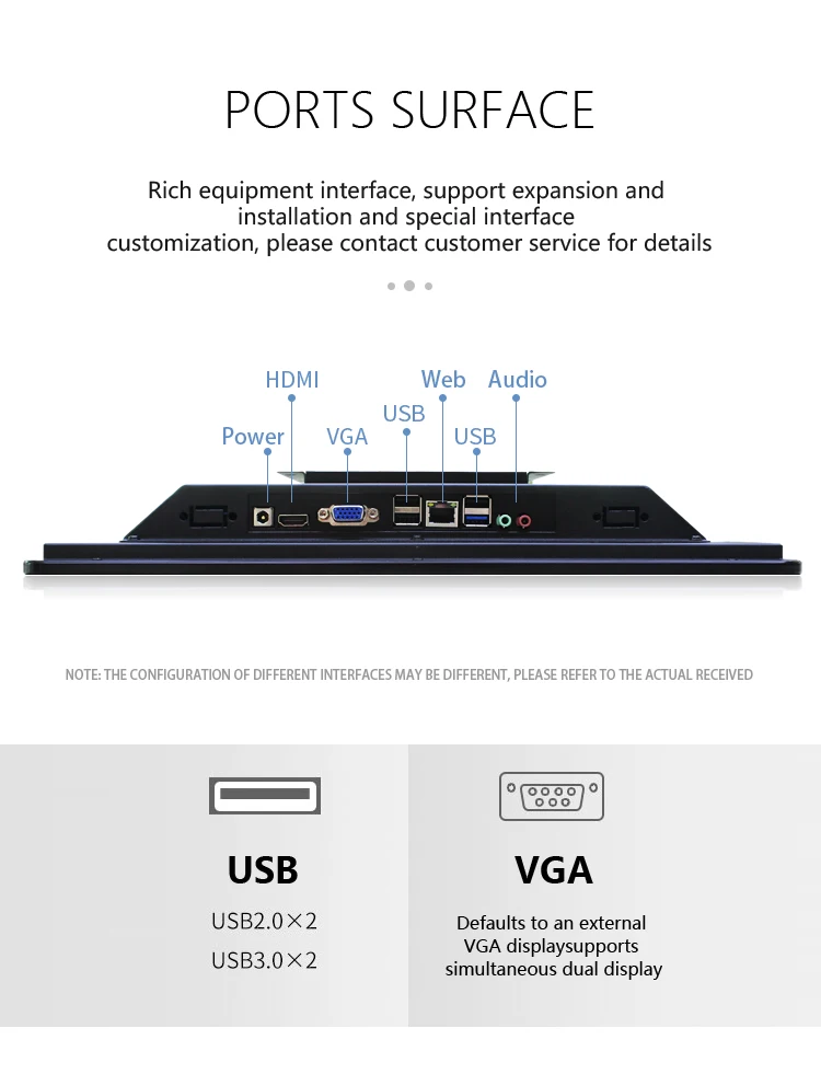 21.5 Inch IP65 Dust-proof Capacitive Touch Industrial Panel PC with 1920X1080 Resolution