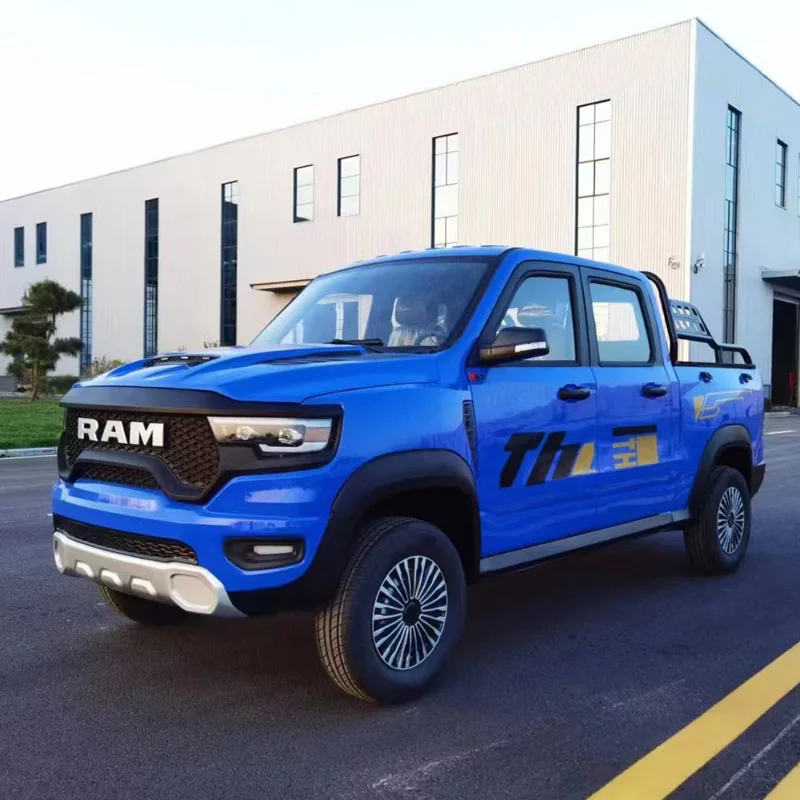 RAM Pickup with Cargo Box Adult Driving 4-Wheel Electric Truck