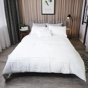 Whole Salen White Bed Sheets High Quality Four-Piece Printed Bedding Sets for King Queen Linen Comforter for Home Use