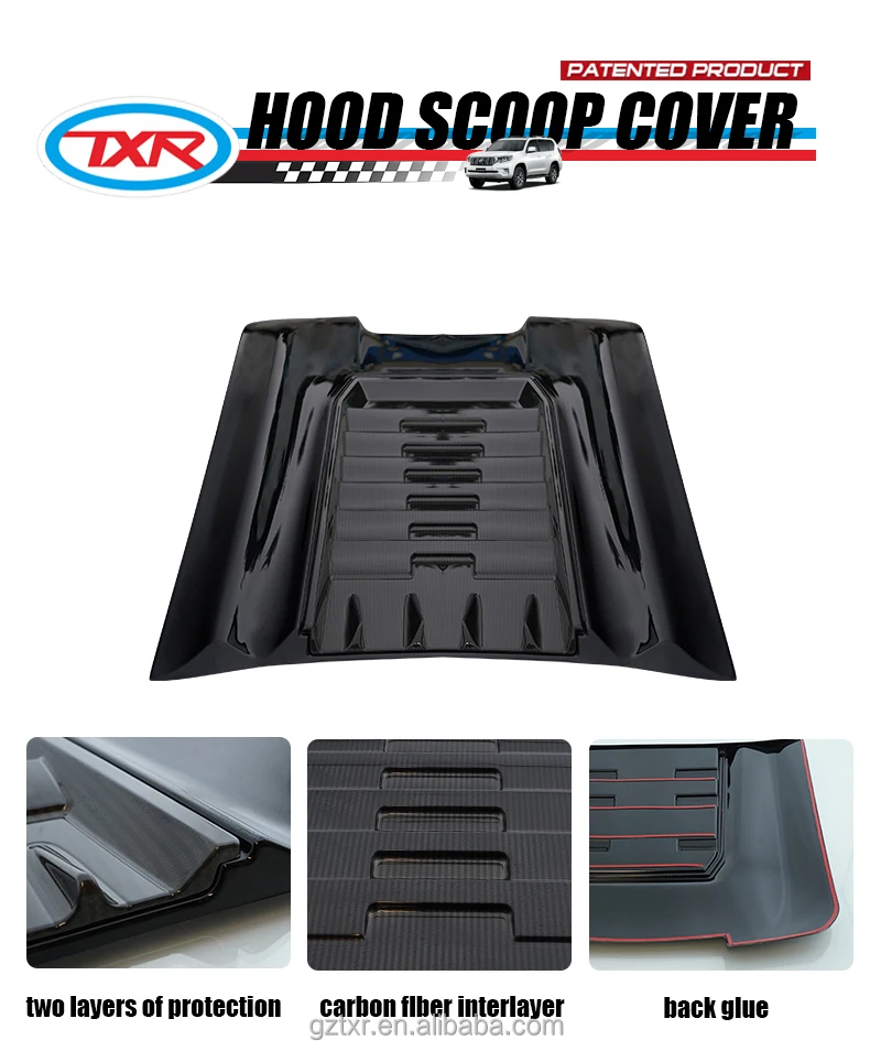 Car Guard Hood Scoop Cover Roof Searchlight For Toyota Land