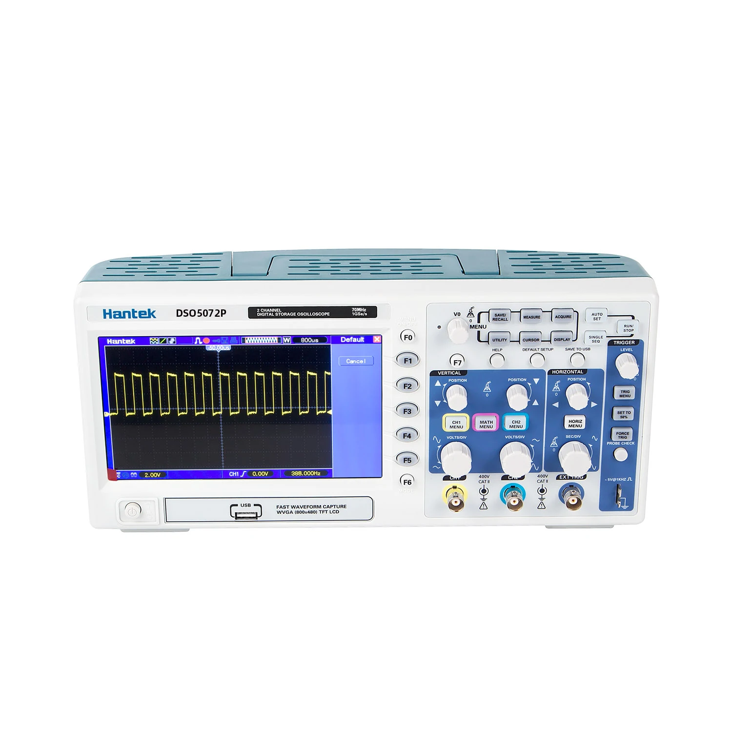 Hantek DSO5072P - 70mhz Dual Channel Oscilloscope with 1gs/s Hantek DSO5072P - 70mhz Dual Channel Oscilloscope with 1gs/s