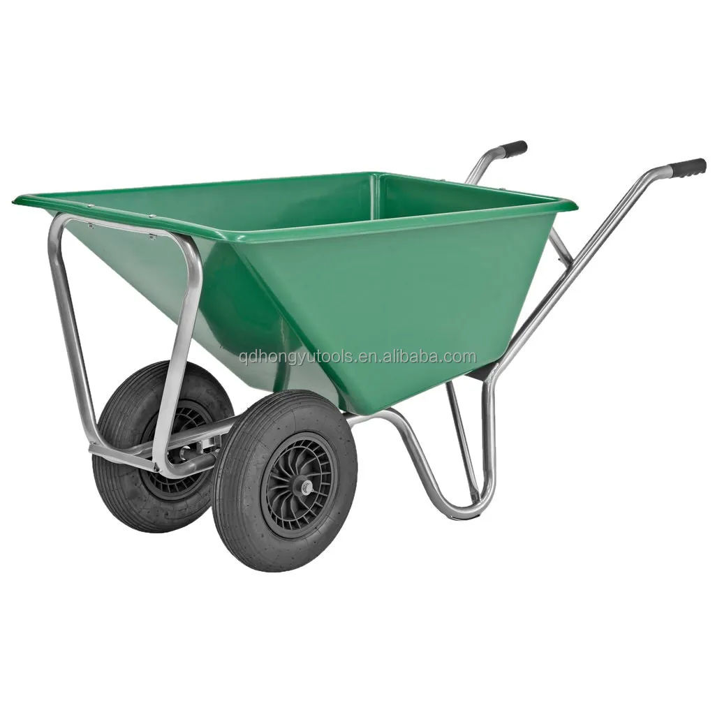 200 Litre Wheelbarrow 250kg Load Capacity For Construction Horse Garden