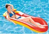 Rangée flottante rouge sans auvent