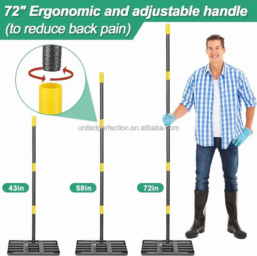 2025 Build DIY Home Lawn Tool - Durable Powder Coated Rake