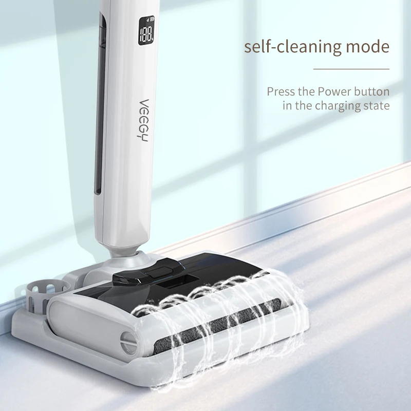 Wireless Upright Cordless Wet And Dry Selfcleaning Home Floor Dust
