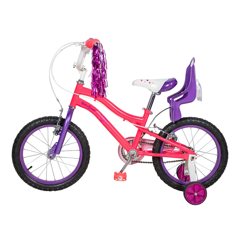 Beautiful Steel Frame 16 Inch Girls Bike/Wholesale Best Sports Bicycle for  Kids/children Bike with Training Wheel and Basket