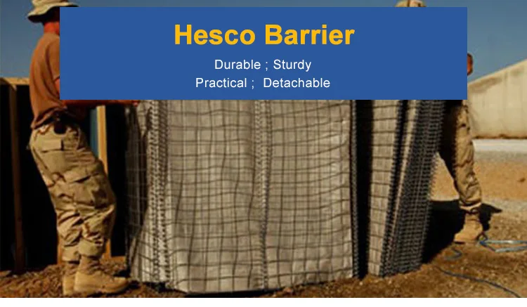 Military Defensive Hesco Bag For Hesco Sand Wall Barrier - Buy Hesco ...