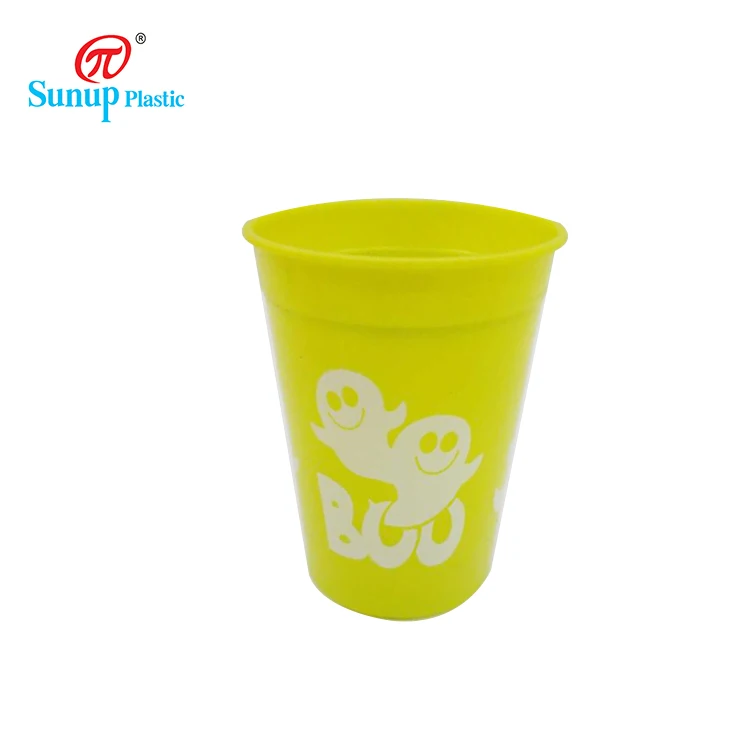 Чашка для питьевой воды оптом экологически чистые пластиковые многоразовые чашки и блюдца сока Толстая пластиковая чашка Dia8.3 * 11