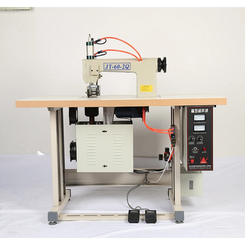 Cheap High Quality Ultrasonic Sealing Sewing Machine or of Production Raincoat Snow Clothes