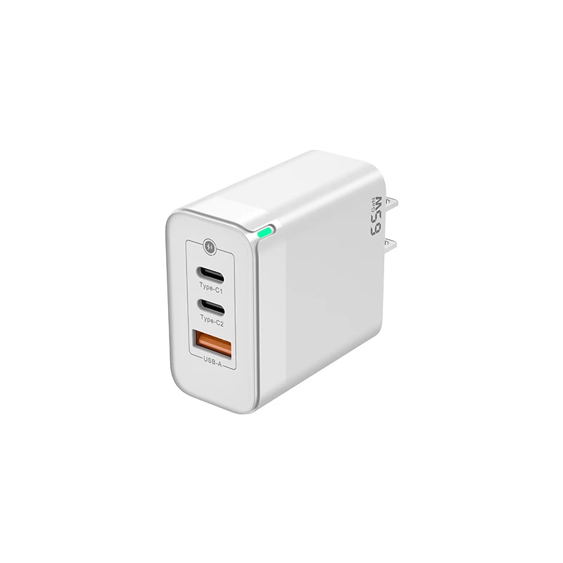65W USB C Charger for iPhone 13 12 Pro Max for Samsung for Xiaomi Mi-QC 3.0 PD USBC Fast Charging Phone Charger GAN Material OTP