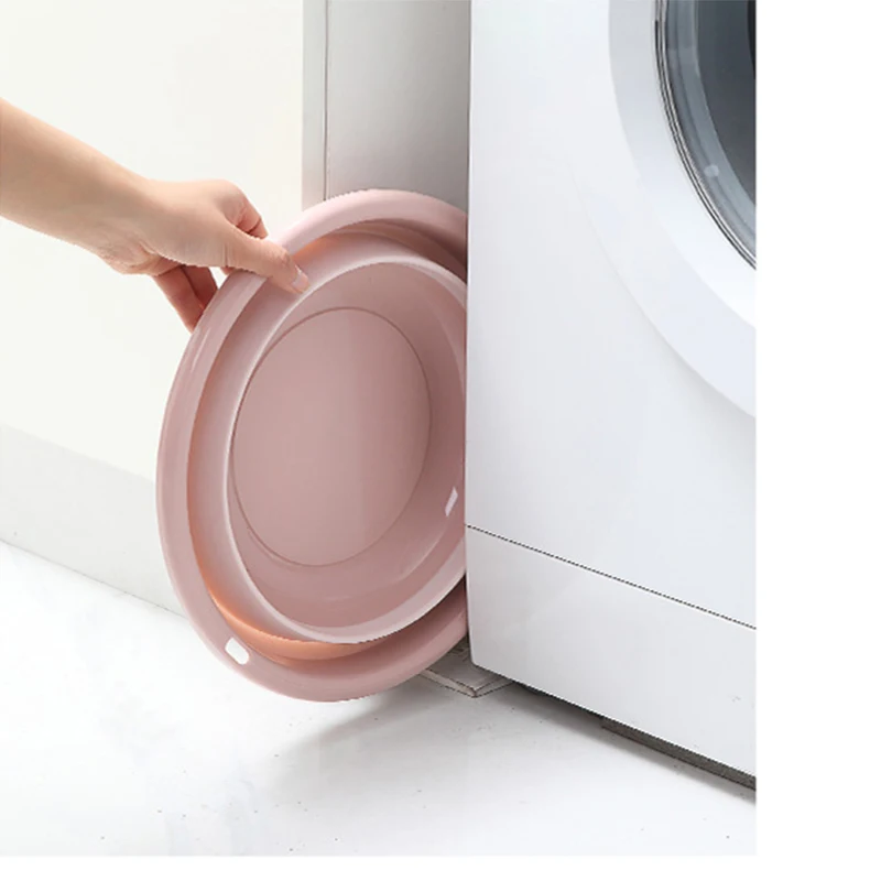 Extendable Household Basin Round Lightweight Bathroom Silicone Collapsible Washbasin