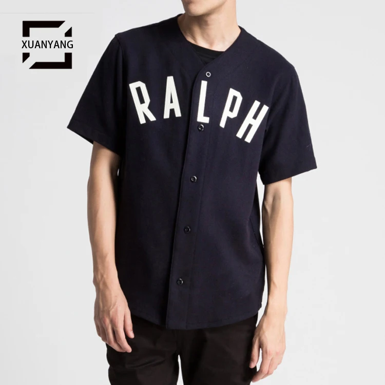 navy blue and white baseball jersey