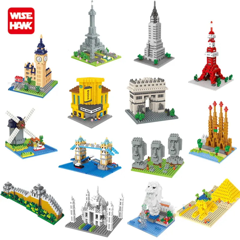 Lezi Louvre Paris - Architecture / Bâtiments - Nanoblocs / miniblocs - Jeu de