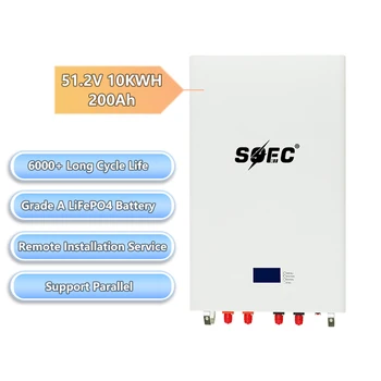 SOEC Lifepo4 48v200ah 400ah Server Rack Battery Pack Lithium Energy Energy Storage Battery Lifepo4 48v200ah Module