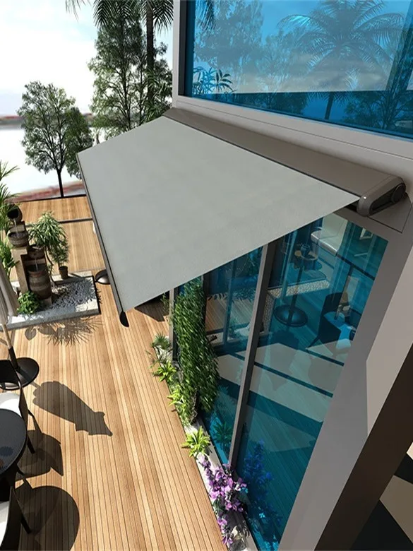 Roof Mount House Awning Retractable Patio Sliding Awning Roof System