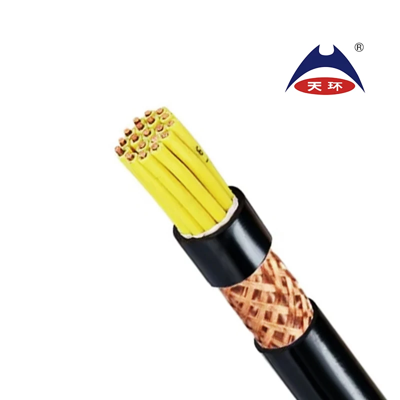 KVVP KVVP2 KVVP22 Industrial Control Cable with PVC Insulation Nominal Cross Section Stranded Copper Conductor