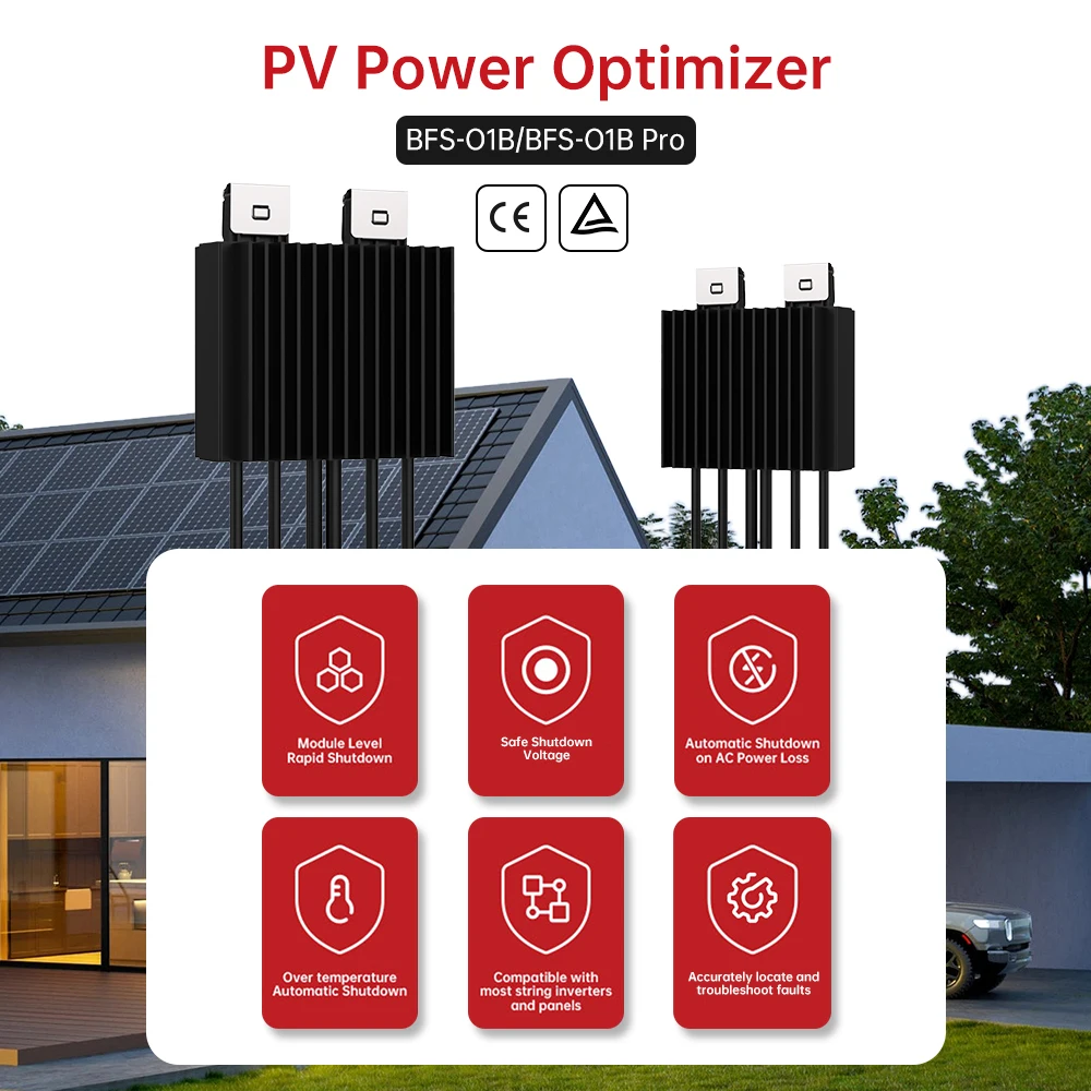 BENY Optimization Solar PV Module Level Power Optimizer With Over Temperature Automatic Shutdown