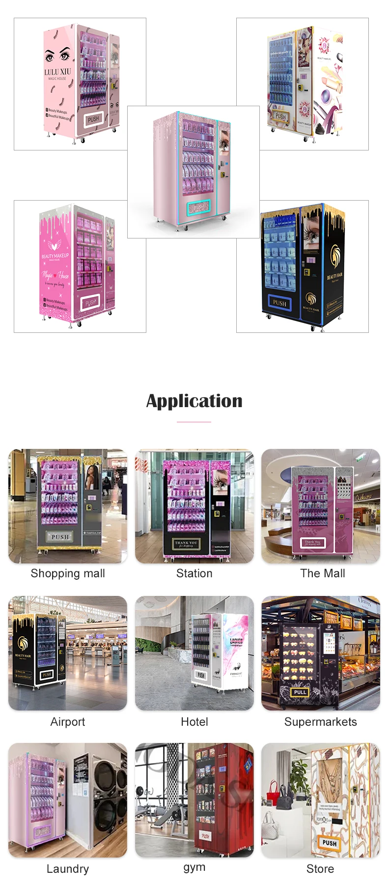 High Tech 24 Hour Automatic Big Touch Screen Food Chips Cold Soft Soda ...