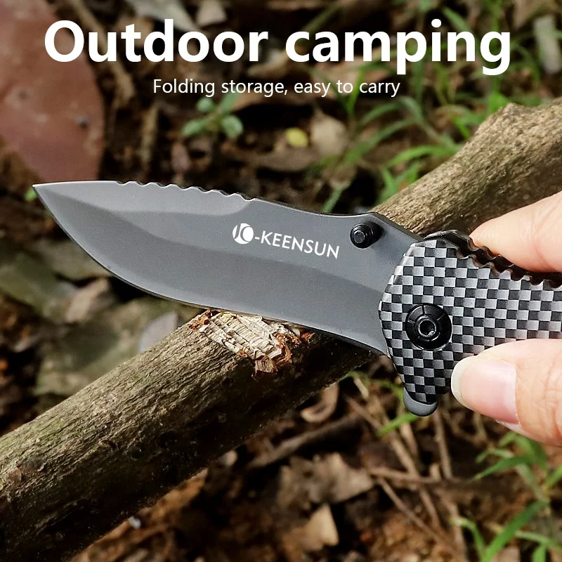 X50 Trending Outdoor Survival Tactical Hunting Pocket Folding Knife with 3Cr13 Blade and Wood Handle OEM for Camping on Sale
